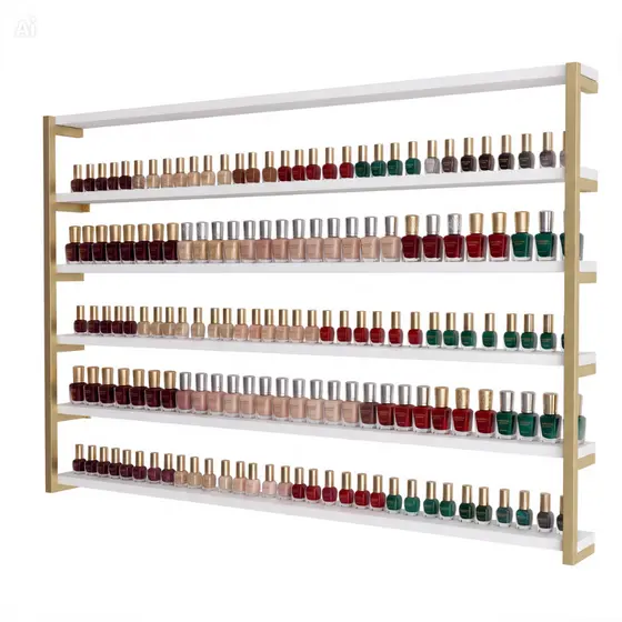 Expositor Esmalte Grande Organizador Suporte Expositor De Esmalte Para Manicure Esmalteiro De Parede