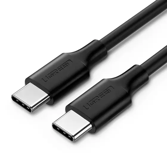 Cabo Usb Ugreen 480Mbs Tipo C p/Tipo C Macho 1.5M Preto
