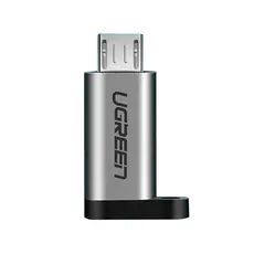 Adaptador Ugreen Us282 Micro Usb Macho para Tipo C Fêmea