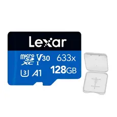 Lexar Micro Sdxc 128gb Cartão Memória  100Mbs e Adapt +Case