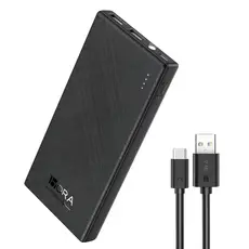 Carregador Portátil 1HoraPowerBank Pd20W 10000mAh Preto