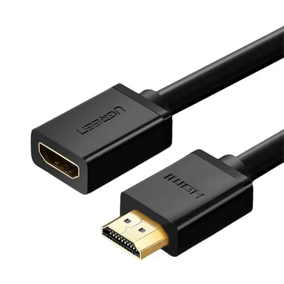 Cabo Hdmi Ugreen Vídeo 1080p Macho/Fêmea 3 Metros Preto