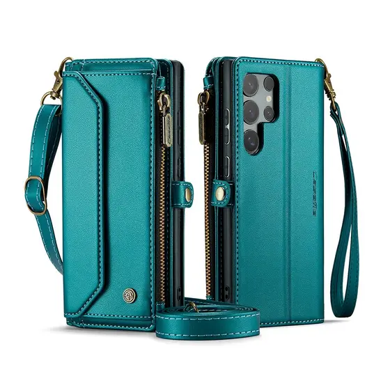 Capa Carteira CaseMe pra Samsung Galaxy S24 Ultra Verde