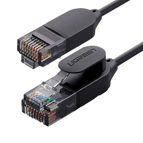 Cabo de Rede Rj45 Ugreen Cat6A UTP Macho 1.5Metro Preto
