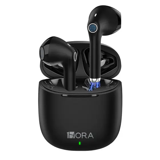 Fone de Ouvido Sem Fio 1Hora Aut201n Bluetooth 5.3 Preto
