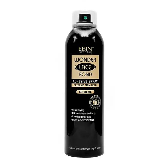 Spray Adesivo Peruca Renda Ebin Wonder Lace Bond 180ml