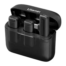 Microfone SemFio Ulanzi J12 Usb C Lapela p/Android Preto