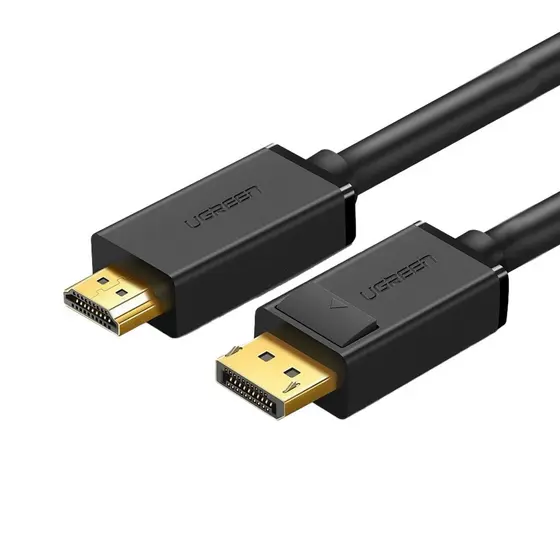Cabo Adaptador Ugreen DisplayPort p/Hdmi Macho 1M Preto