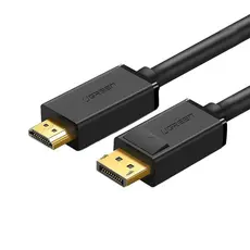 Cabo Adaptador Ugreen DisplayPort p/Hdmi Macho 1M Preto