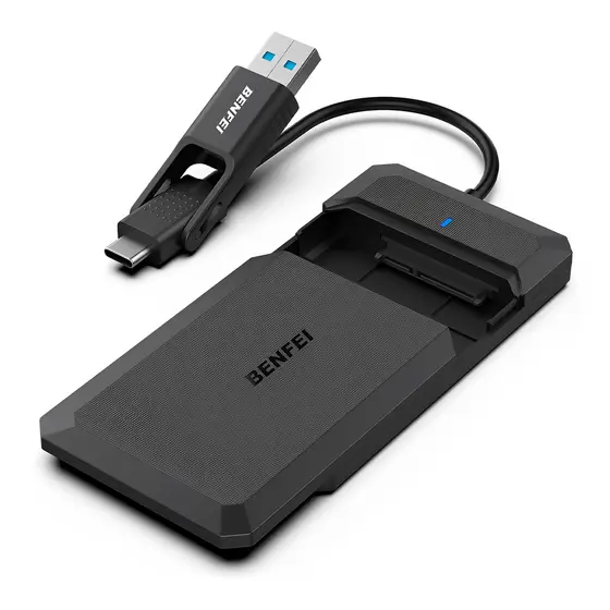 Gabinete Case Externa 2.5 pol. Benfei p/Usb A/C Preto