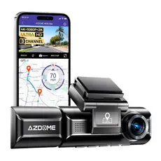 Câmera Painel Azdome M550 Pro DashCam Wi-Fi 3CH Gps 3.18
