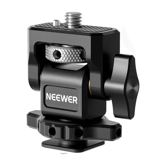 Neewer Suporte Monitor Câmera Sapata Fria Ajustável 1/4