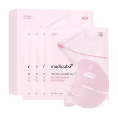 Máscara Colágeno Medicube PDRN Rosa Hidratante Coreana 4un