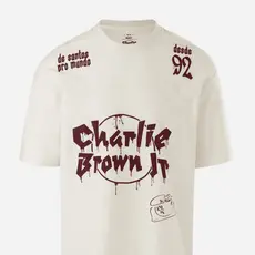 Camiseta Oversized Masculino  Manga Curta em Algodão Charlie Brown JR Unissex Fãs