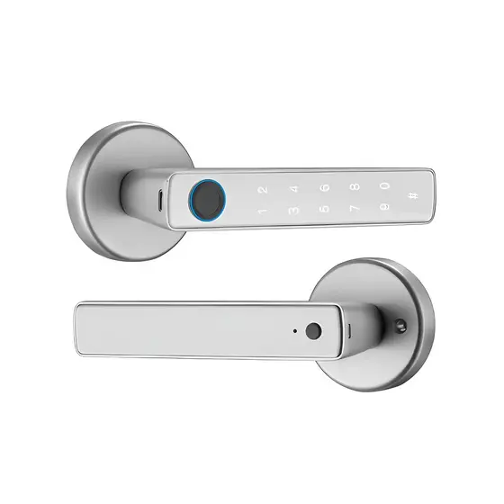 Fechadura Digital Qieman Tuya Bluetooth Sl006 Preto