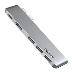 Hub Adaptador USB-C Ugreen 5 em 1 para MacBook Air e Pro