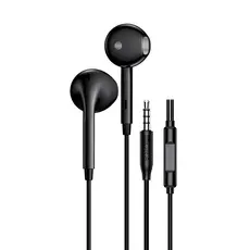 Fone Ouvido Com Fio 1Hora Conector 3.5mm Cabo 1,2M Preto