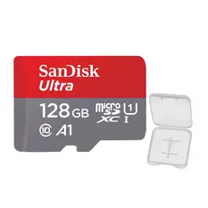 Cartão Memória Micro Sd Sandisk 128gb  Ultra 140Mbs +Case