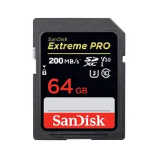 Cartão de Memória Sdxc Sandisk 64gb Extreme Pro V30 200Mbs
