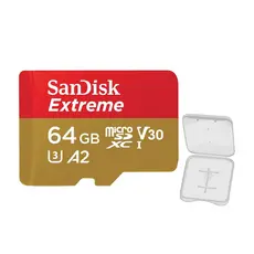 Cartão Memória Micro Sd Sandisk 64gb  Extreme 170Mbs +Case