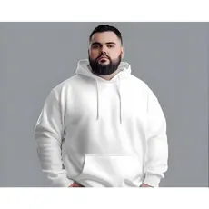 Moletom Liso Masculino Flanelado Blusa De Frio Com Capuz e Bolso