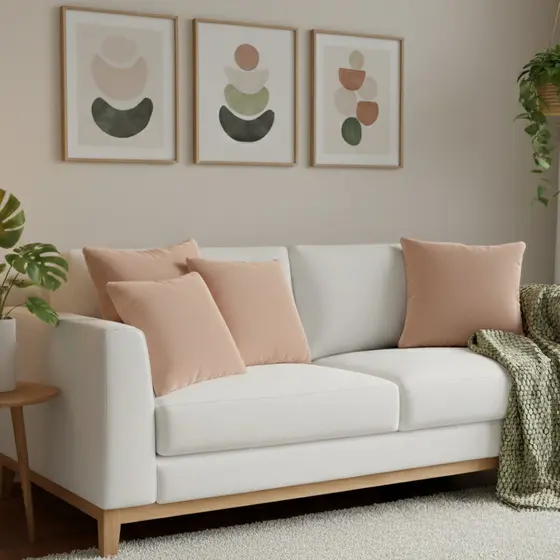 Almofadas Decorativas Kit 4 Capas Para Sofá Sala Quarto e Decoração 45x45cm