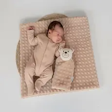 Manta Cobertor de Bebê c/ Naninha Para Menina Menino Infantil Mantinha Premium 02 Peças