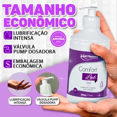 GEL COMFORT LUB PROTEJA A PELE DA SECURA COM LUBRIFICAÇÃO POTENTE E TOQUE SUAVE