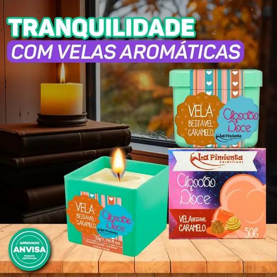 VELA AROMÁTICA PERFUMADA PARA RELAXAR AO REDOR DA BANHEIRA