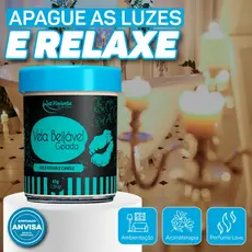 VELA AROMÁTICA PARA BANHO CALMO E RELAXANTE