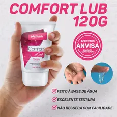 GEL COMFORT LUB COM SABORES DOCINHOS E TEXTURA QUE ESCORRE GOSTOSO