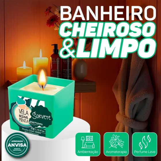 VELA AROMÁTICA SENSUAL PARA MASSAGEM PROVOCANTE E DELICIOSA NO CORPO TODO
