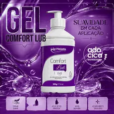 GEL COMFORT LUB TEXTURA LEVE PARA UM DESLIZE GOSTOSO