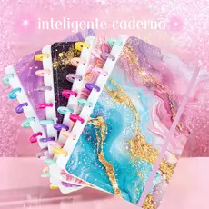 Caderno Inteligente  Recarregavel A5/B5 Grande Capa Dura 80 Folhas soltas Desenho e Estudos