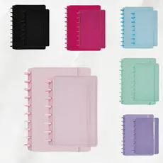Kit 2 Caderno Inteligente B5 e A5 Capa Dura 80 Folhas Escolar Universitário Diário Planner