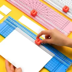 Guilhotina Portátil Cortador De Papel A4, 36.5cmx9.5cm Material Escritório