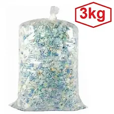 Enchimento de Espuma p/ puffs e almofadas travesseiros e estofados 3 kg