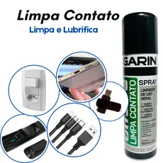 Limpa Contato em spray para Pen drive Tomadas Cabos Conectores