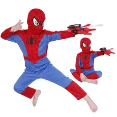 Fantasia Infantil Do Homem Aranha C/luva Lança Teia Dardos