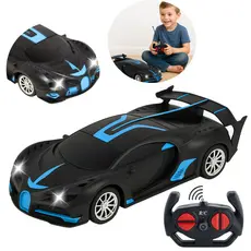 Carrinho De Controle Remoto Preto Com Farol Linha Premium Top