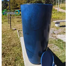 Vaso De Planta Cone Brilhante Luxo Decorativo M