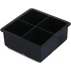 Forma De Silicone 11X11X5CM Multicolorido Para Gelo Frutas 4 Divisões Divisórias Forma Grande
