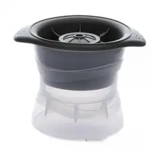 Kit 03 Forma De Gelo Esfera Bola Silicone Grande Redonda Bar Whisky Molde ICE Ball