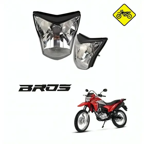 Farol Bloco Óptico Nxr 150 Bros 150 2013 2014 2015 Bros 160 2015 A 2024