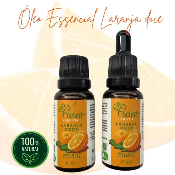 Óleo Essencial de Laranja Doce Florest Brasil
