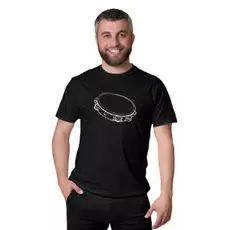 Camiseta  Masculina De Samba Pandeiro 100% Algodão