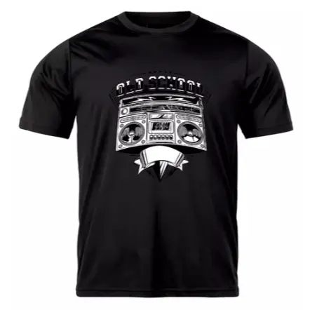 Camiseta Masculina Com Estampa Bom Box Old School Style Hip Hop Tecido Premium 100% Algodão