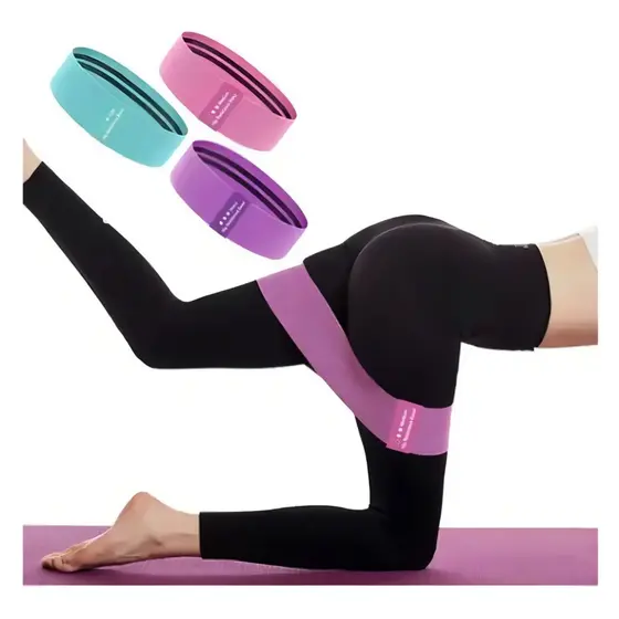 Kit 15 Faixas Elásticas Para Treino de Exercício Super Bands Academia Extensor Hip Bands