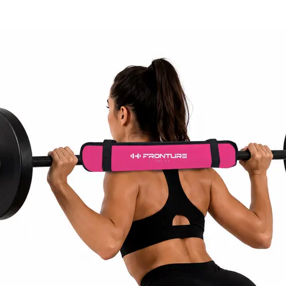 Protetor de barras Profissional p/ Ombro e Elevação Pelvica Rosa pump