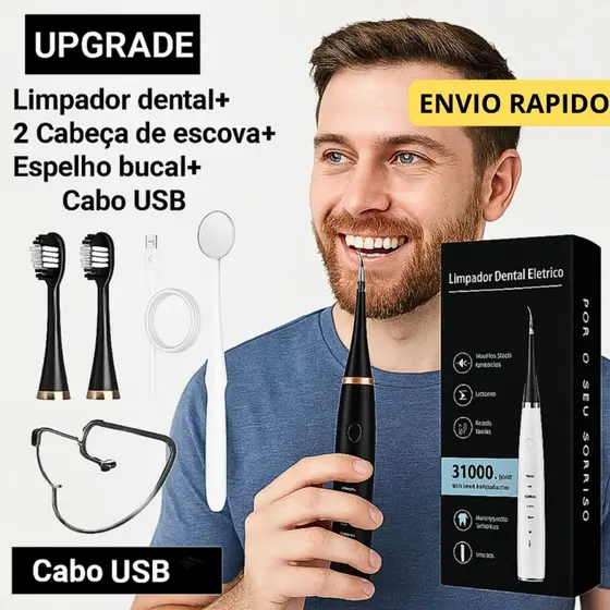 Escova De Dentes Elétrica Sônica 3 em 1, Escova Eletrica, Pratica , MACIA  ,Melhor Opçao Para  Os Dentes e Gengivas